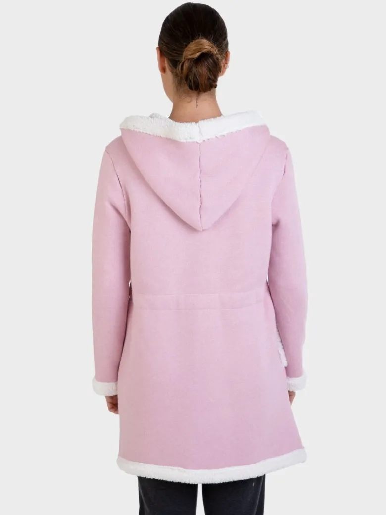 Bata mujer Massana rosa con cremallera L726212