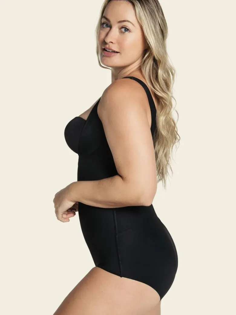 Body faja abierto de aspecto invisible en glúteos Leonisa 018524