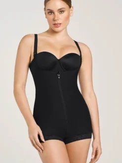 Body faja pantalón abierto compresión fuerte levanta glúteos Leonisa 018678N