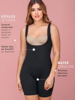 Body faja pantalon pecho libre de control moderado Leonisa 018483