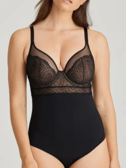 Body Moldeador PrimaDonna Sophora con aros 0463186 Negro
