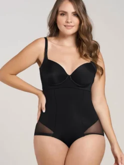 Braga faja alta con control de abdomen invisible en glúteos Leonisa 012811