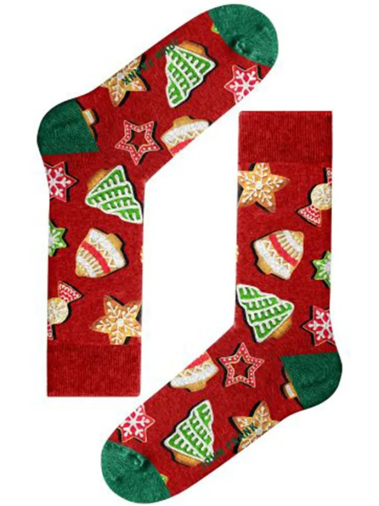 Calcetines mujer Navidad John Frank Algodón WJFLSFUN-CH24