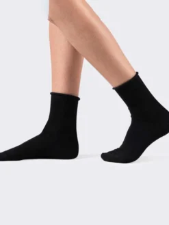 Calcetines mujer Pezzini Casual Cotton Touch Negro
