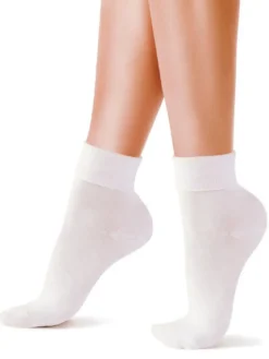 Calcetines mujer Pezzini Sanitario Relax Soft Cotton Blanco