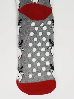 Calcetines Navidad iMorbidosi Algodón HS610NAT Gris