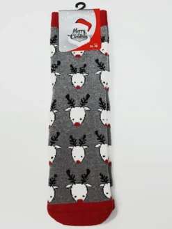 Calcetines Navidad iMorbidosi Algodón HS610NAT Gris