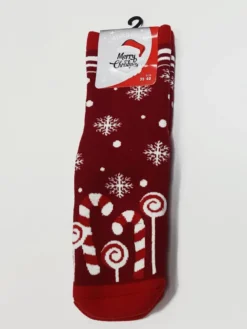 Calcetines Navidad iMorbidosi Algodón HS610NAT Rojo