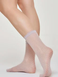 Calcetin transparente Pompea Martina