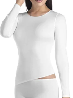 Camiseta Hanro m/l Cotton Seamless 071620