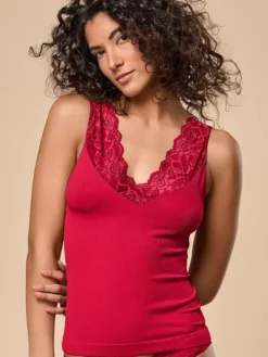 Camiseta mujer Focenza Canotta Belen 18214 Rojo