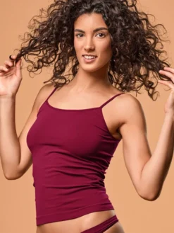 Camiseta mujer Focenza Caraco 202 Burdeos