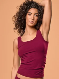 Camiseta mujer Focenza Tirantes 203 Burdeos