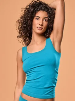 Camiseta mujer Focenza Tirantes 203 Turquesa