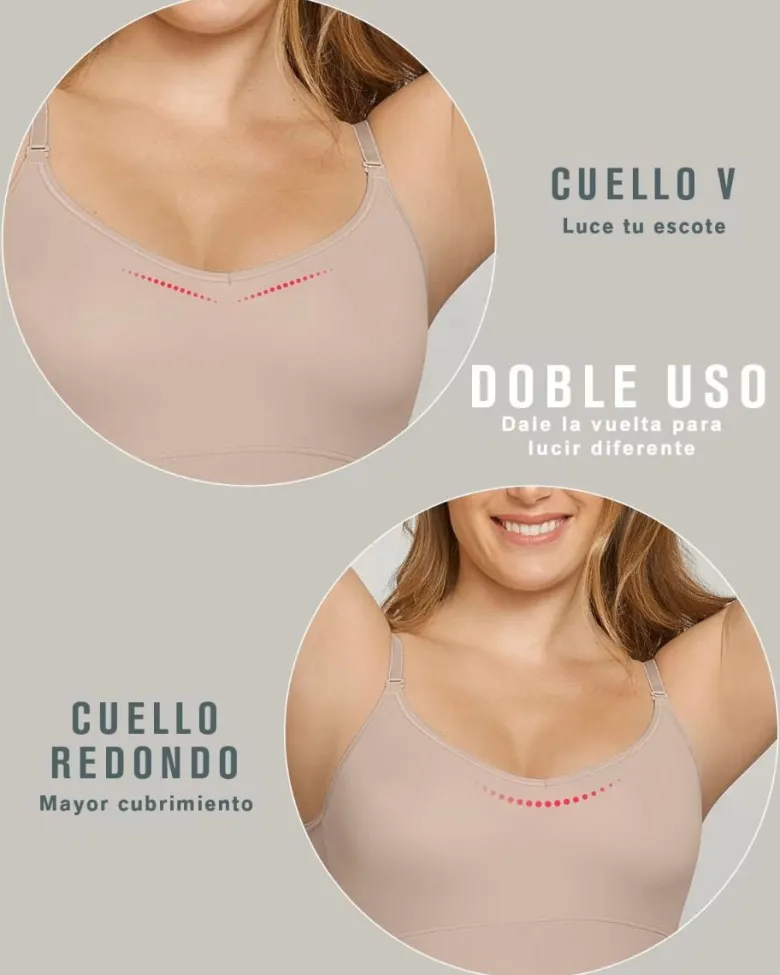 Camiseta multiusos de control de abdomen Leonisa 015824