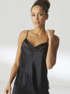 Camiseta tirnates de seda Simone Perele Nocturne 17F900