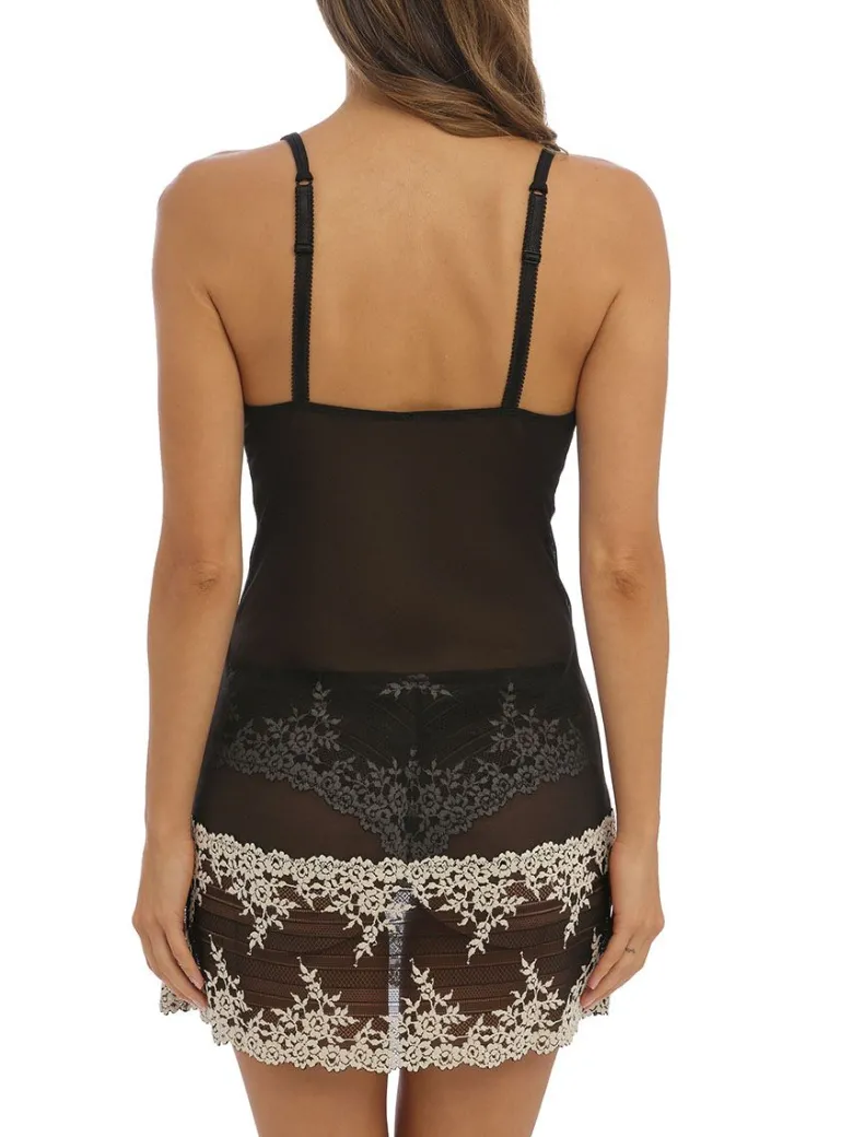 Camison lencero Wacoal Embrace Lace corto WA814191