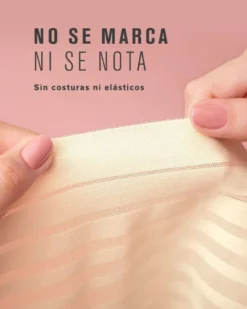 Faja brasileña de control suave con encaje en bandas Leonisa 012890