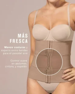 Faja corsé cinturilla de control moderado tecnología SkinFuse Leonisa E15792