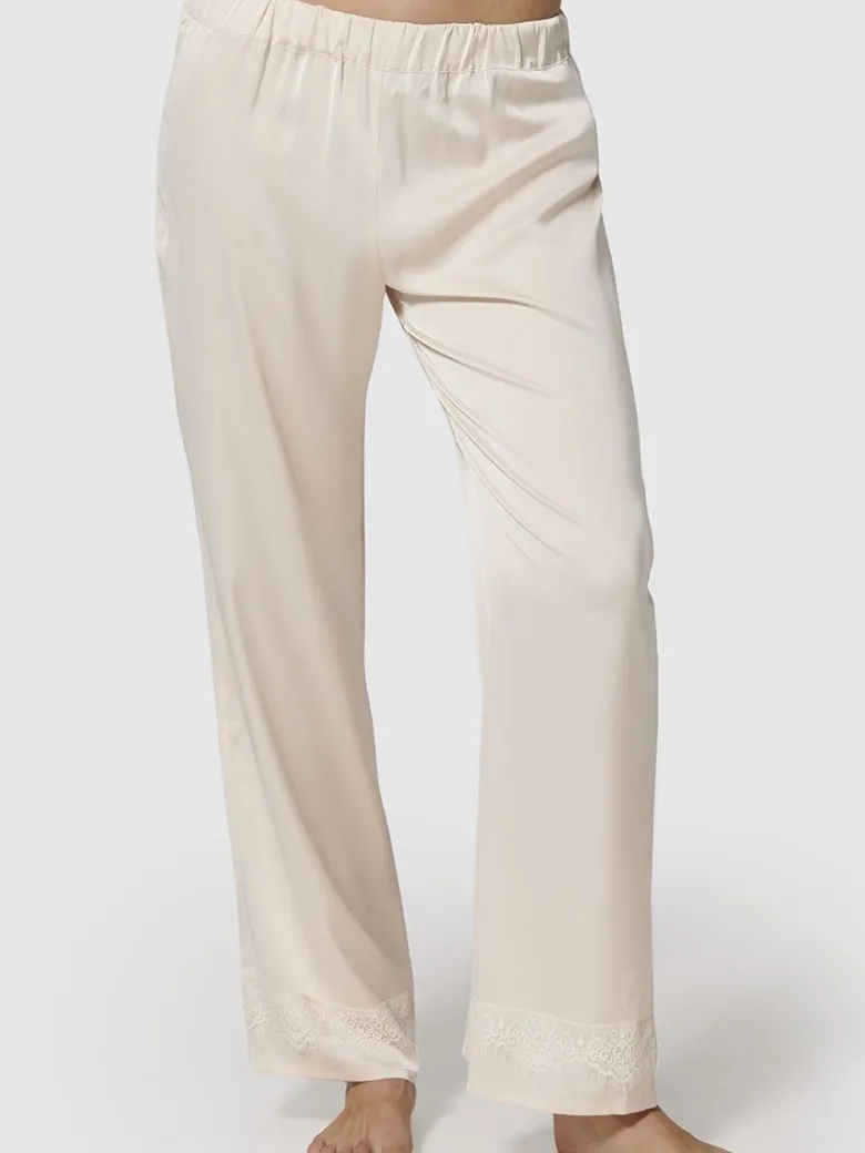 Pantalon Largo Simone Perele Satin Secrets 23H660