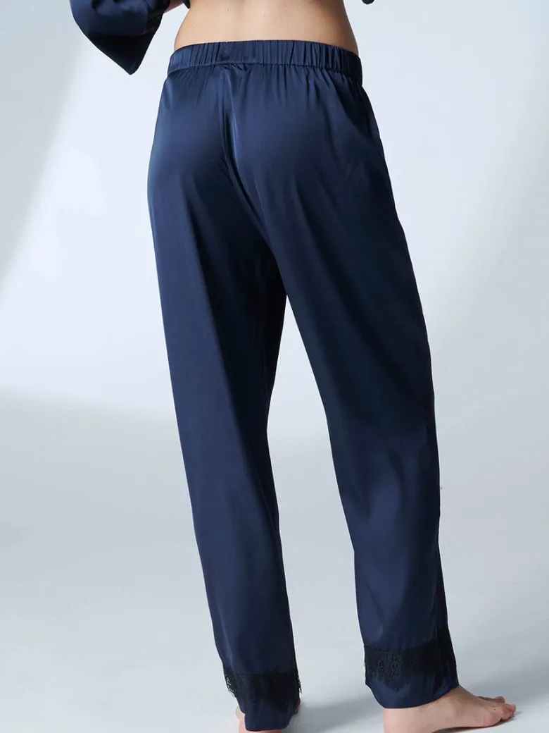 Pantalon Largo Simone Perele Satin Secrets 23H660