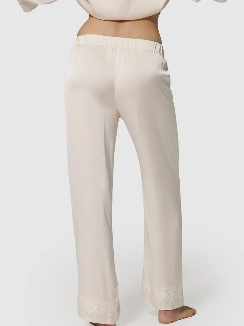 Pantalon Largo Simone Perele Satin Secrets 23H660