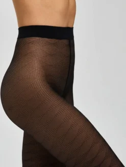 Panty Pompea Crystal 30D Negro