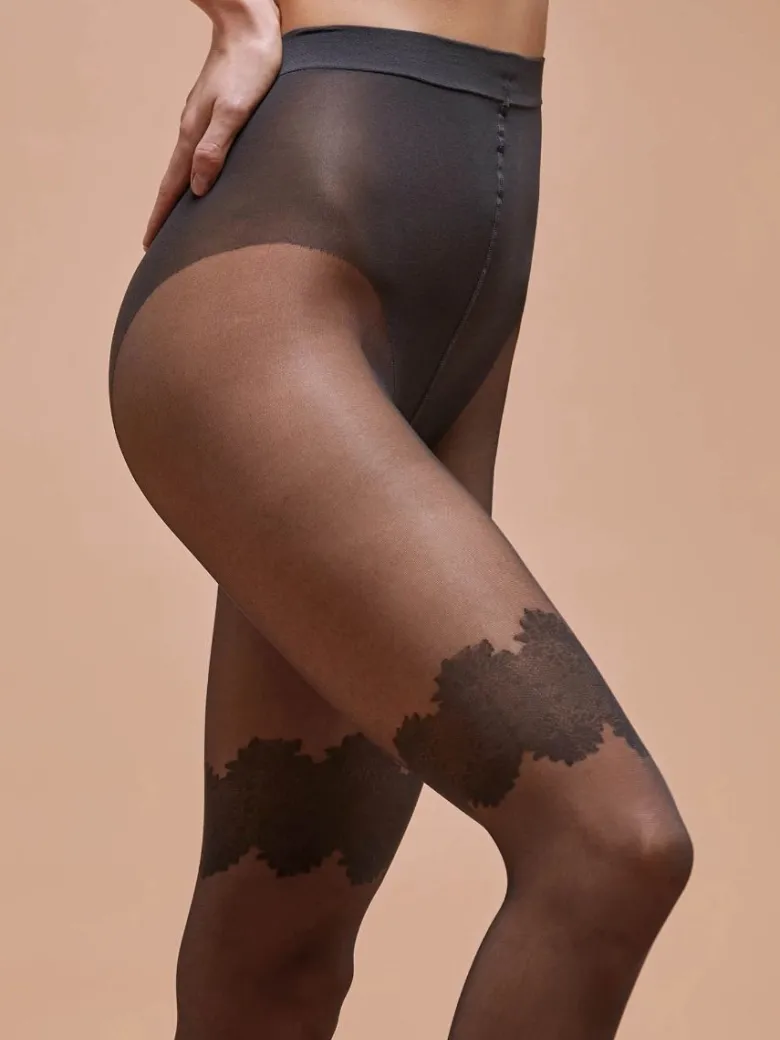 Panty Pompea Tormaline 30D Negro