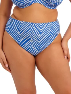 Parte de abajo bikini Braga alta Elomi Swim Fiji Falls Midi Ocean