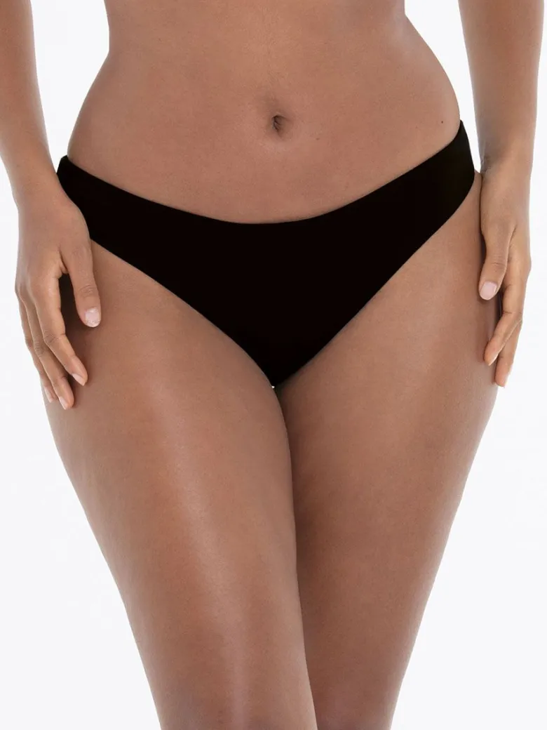 Parte de abajo bikini Rosa Faia Pure Brasileña 8780 Negro