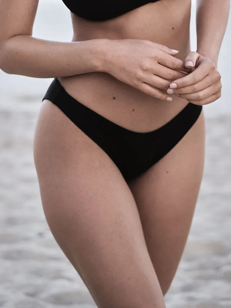 Parte de abajo bikini Rosa Faia Pure Brasileña 8780 Negro