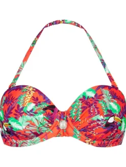 Parte de arriba bikini Beachlife Jungle Fever Remy-Ann Bandeau con foam 670101-450