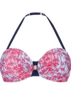 Parte de arriba bikini Beachlife Bamboo Remy-Ann bandeau con foam 770101-555
