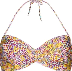 Parte de arriba bikini Beachlife Romy Wild Things bandeau con foam 1314208