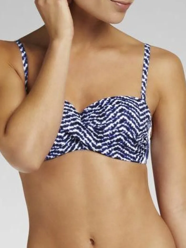 Parte de arriba bikini Cyell Shadows Bandeau con foam 820121