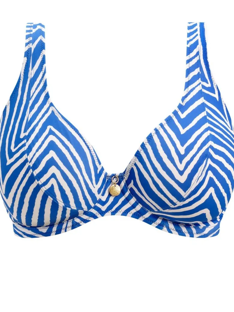 Parte de arriba Bikini Freya Swim Fiji falls High Apex con aros Ocean