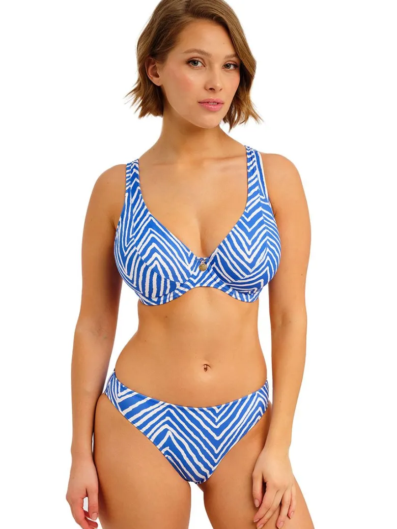 Parte de arriba Bikini Freya Swim Fiji falls High Apex con aros Ocean
