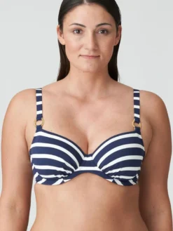 Parte de arriba bikini Primadonna Swim Nayarit con aros 4011510 Water Blue