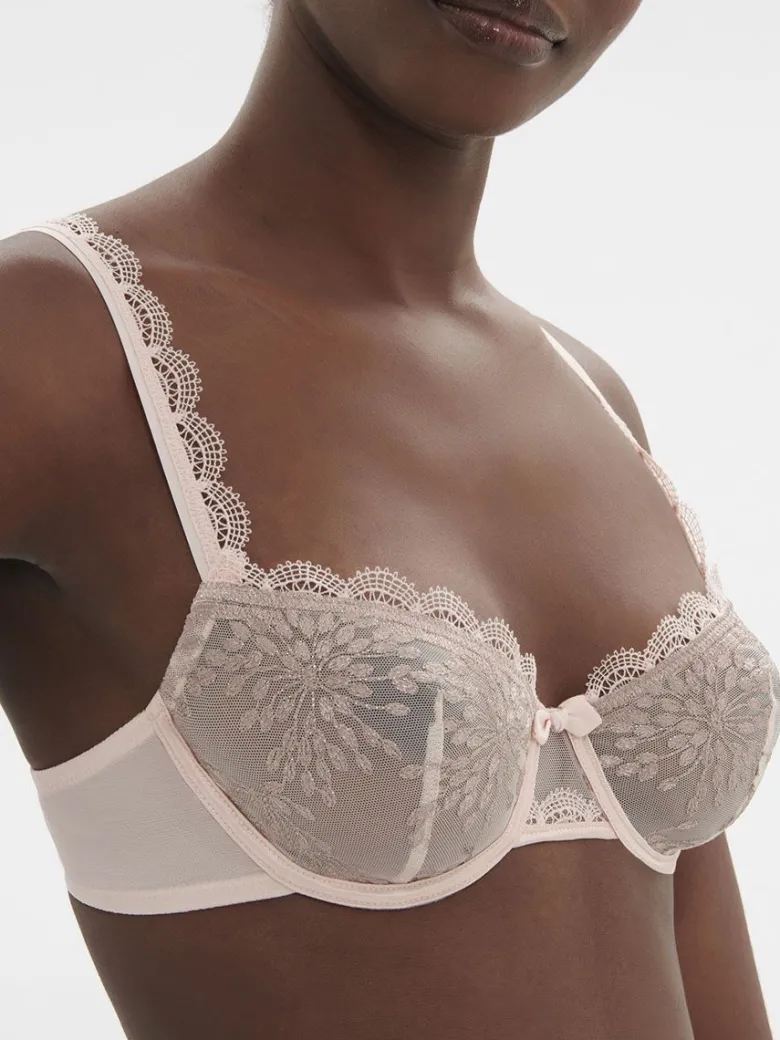 Sujetador Balconet con aros Simone Pérèle Singuliere 1A2330 Rosa