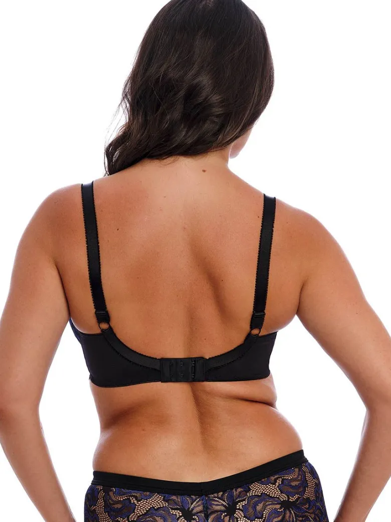 Sujetador con relleno y con aros Fantasie Emmaline Padded Plunge Midnight