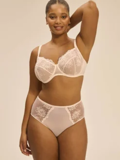 Sujetador copa entera con aros Simone Perele Intrigue 1E2320 Rosa Sakura