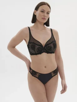 Sujetador escotado con aros Simone Perele Intrigue 1E2319 Negro
