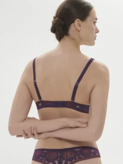 sujetador escotado Simone Perele Festive con aros 1E1350 Violet Euphoria