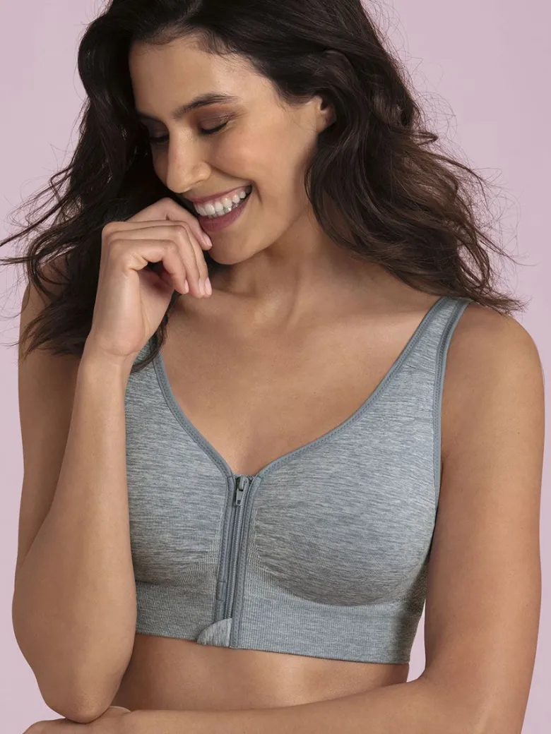 Sujetador protésico Anita care Lynn con foam 5738X gris melange