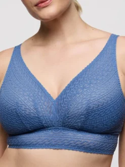 Sujetador sin aros PrimaDonna Montara Bralette Azul Regatta