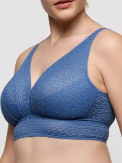 Sujetador sin aros PrimaDonna Montara Bralette Azul Regatta