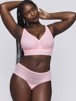 Sujetador sin aros PrimaDonna Montara Bralette 0163386 Pink Parfait