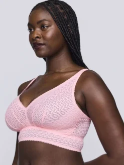 Sujetador sin aros PrimaDonna Montara Bralette 0163386 Pink Parfait