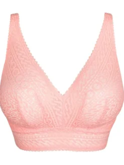 Sujetador sin aros PrimaDonna Montara Bralette 0163386 Pink Parfait