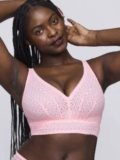 Sujetador sin aros PrimaDonna Montara Bralette 0163386 Pink Parfait